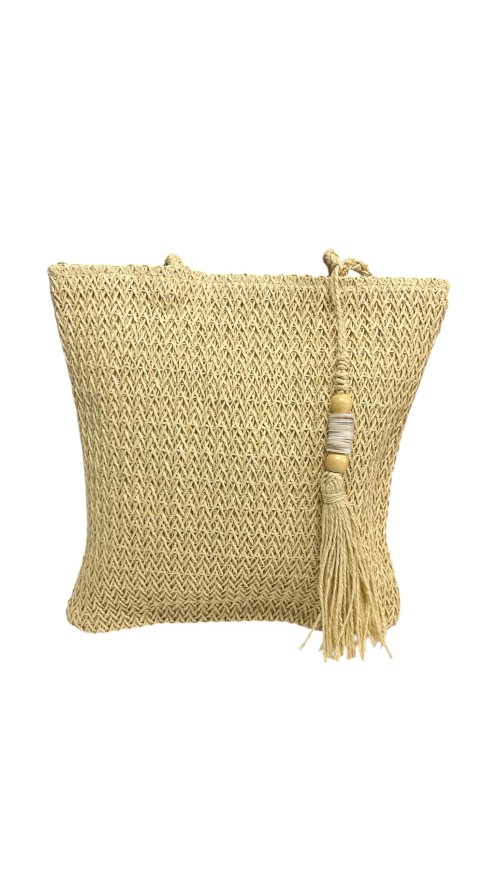 BOLSO RAFIA BEIG