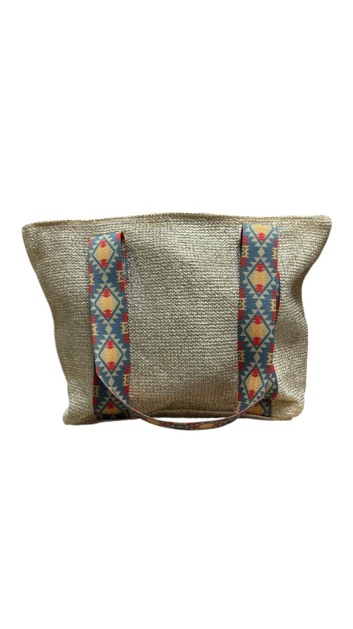 CESTA AZTECA AZUL