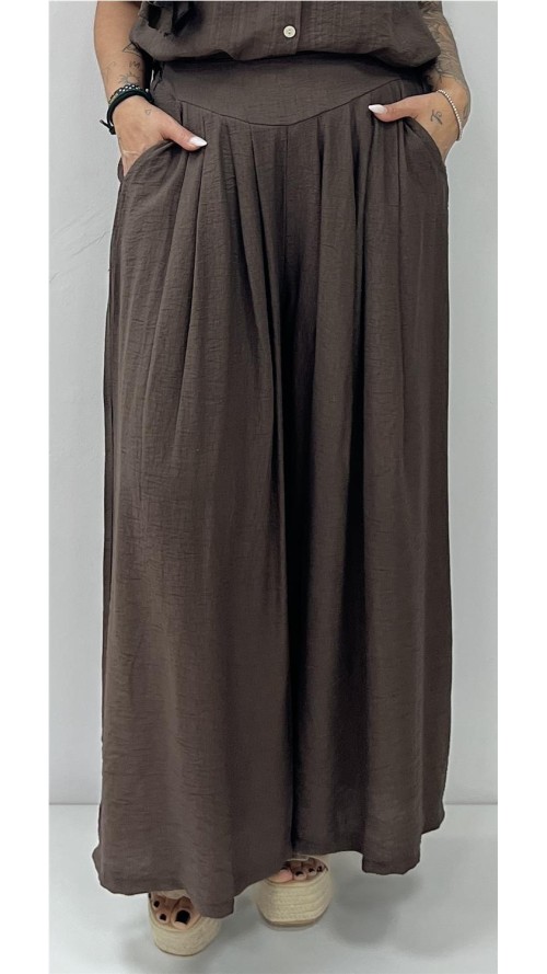 PANTALON ANA MARRON
