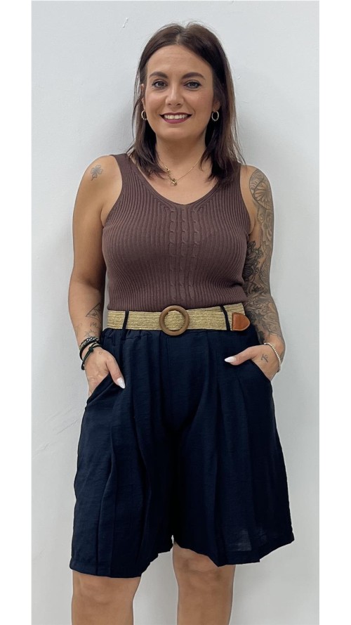 SHORT ENMA NEGRO