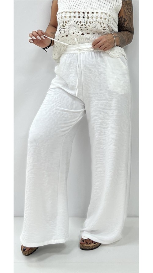 PANTALON MARY CRUZ BLANCO