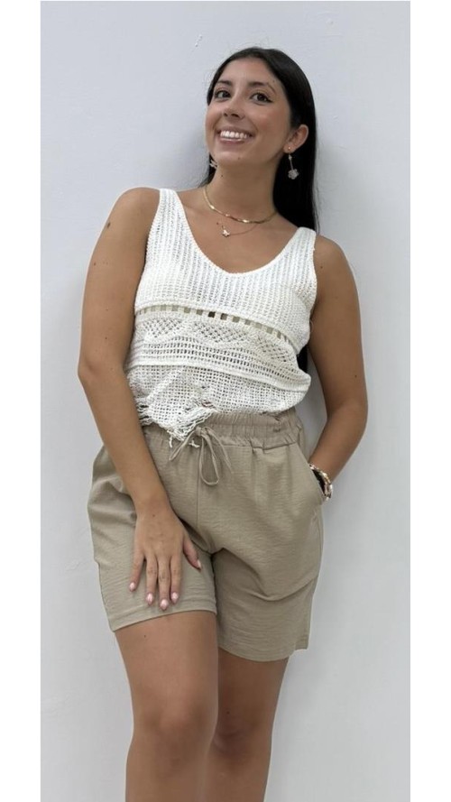 SHORT CARLA CAMEL