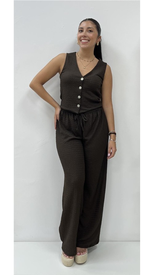 CONJUNTO MONACO MARRON