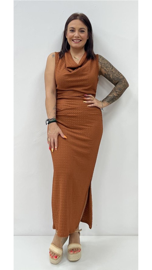 VESTIDO VALERIA TEJA