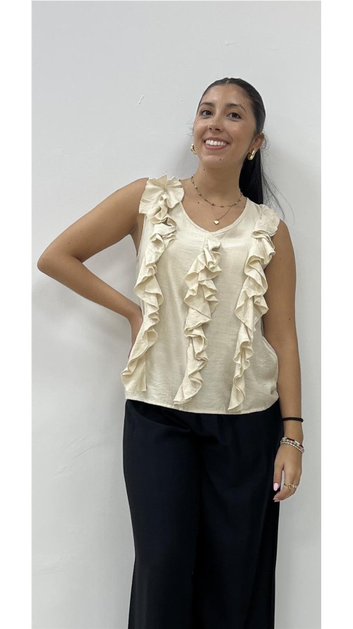 CAMISA IRAIDA BEIG