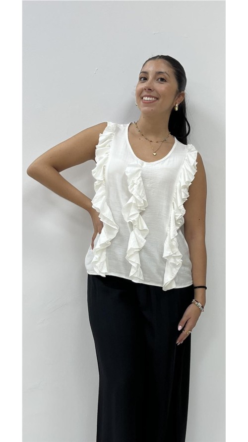 CAMISA IRAIDA BLANCO