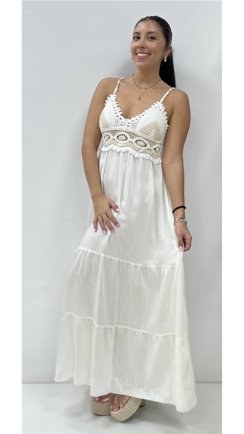 VESTIDO INES BLANCO