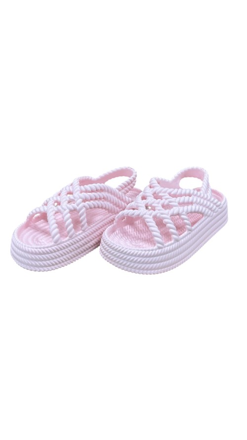 PLAYERA TIRAS PISO ANCHO ROSA