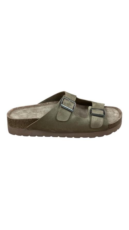 SANDALIA BIO 2 HEBILLAS TAUPE