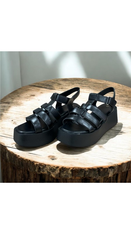 SANDALIA ROMANA NEGRO 2