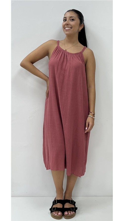 VESTIDO LINO PAULA MAQUILLAJE