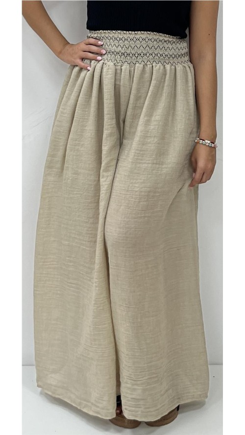 PANTALON FALDA MAIKA CAMEL