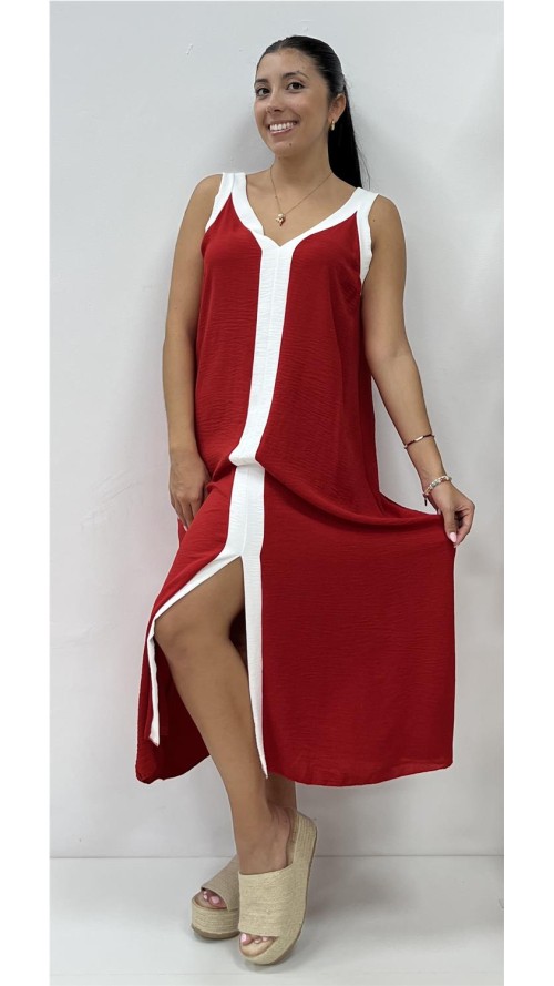 VESTIDO MELISA ROJO