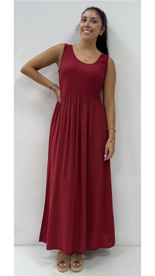 VESTIDO KALISTA BURDEOS