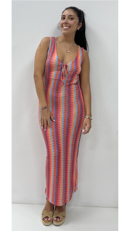 VESTIDO COLOR FUXIA