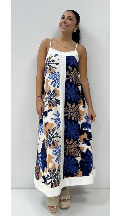 VESTIDO VALENCIA MARINO