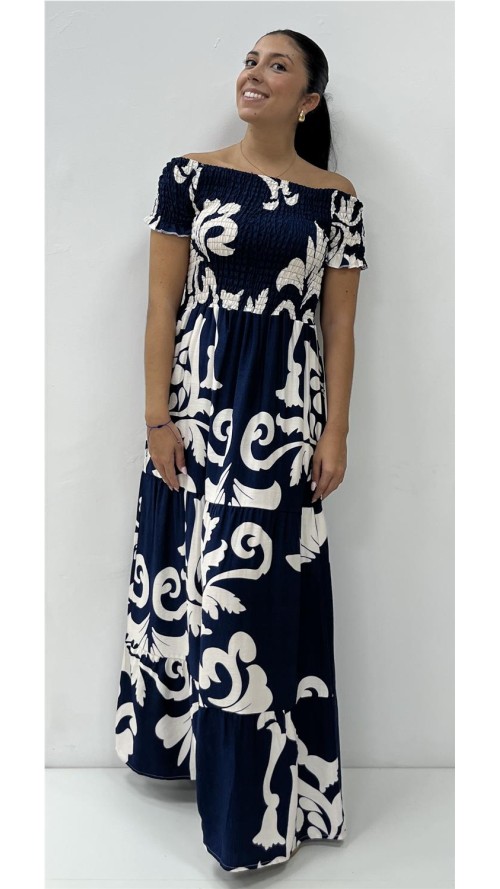 VESTIDO ROMA MARINO
