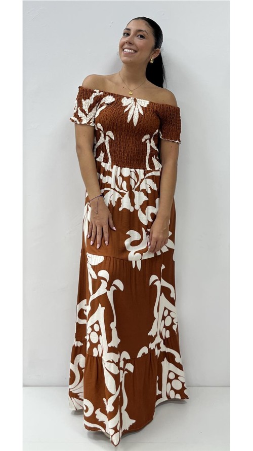 VESTIDO ROMA CAMEL