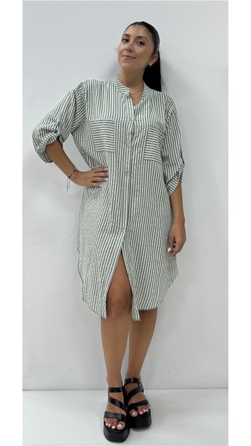 VESTIDO HELEN VERDE BOTELLA