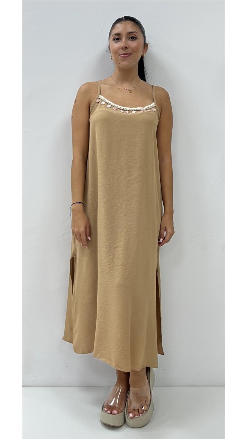 VESTIDO ALMEDENA CAMEL