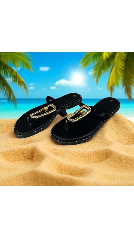 SANDALIA DEDO SERPIENTE NEGRO 2