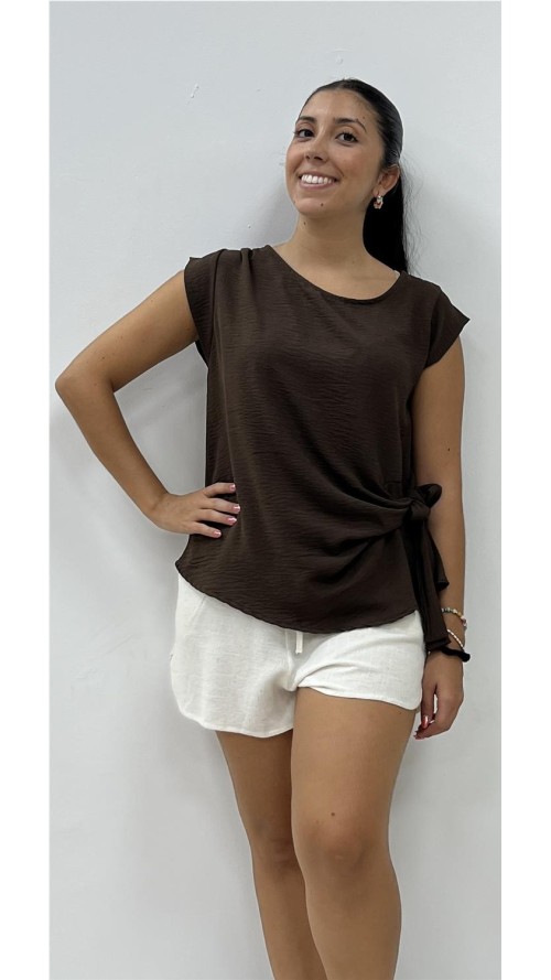 CAMISA LYRA MARRON