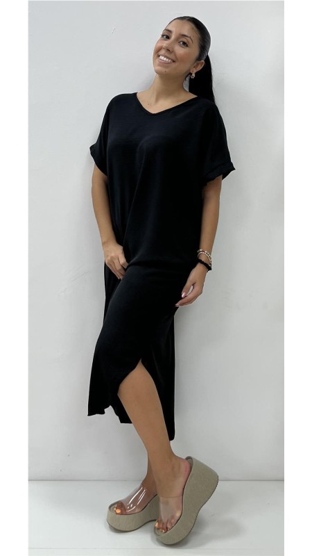 VESTIDO SUELTO NEGRO