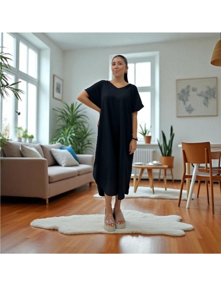 VESTIDO SUELTO NEGRO