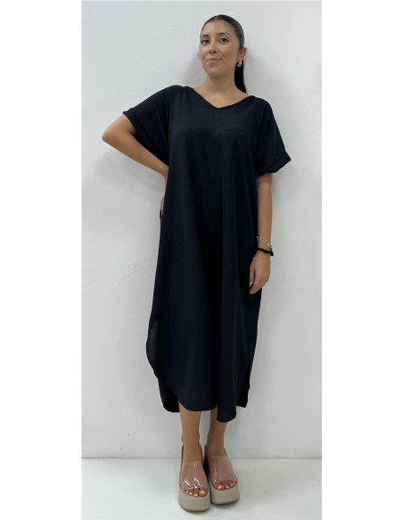 VESTIDO SUELTO NEGRO