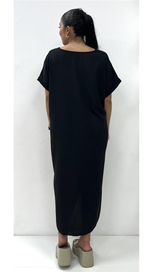 VESTIDO SUELTO NEGRO