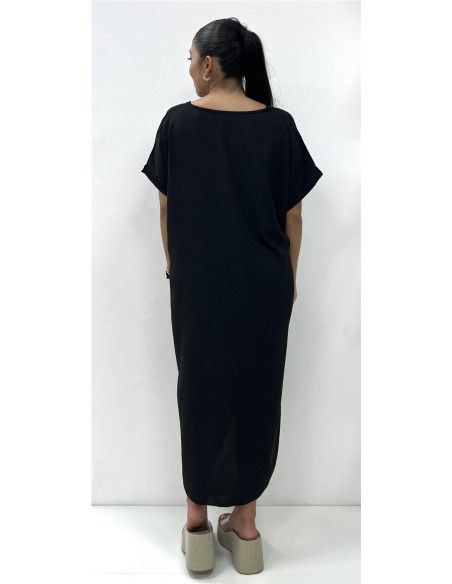 VESTIDO SUELTO NEGRO