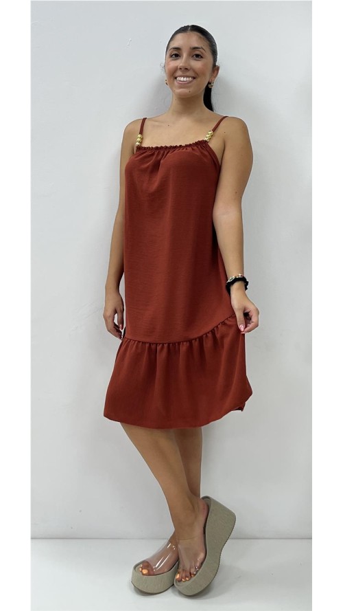 VESTIDO ERIN TEJA