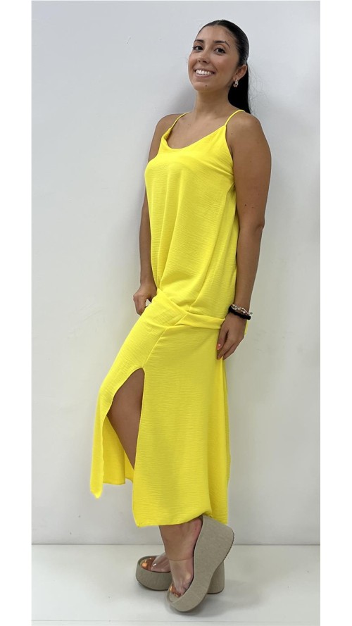 VESTIDO JIMENA AMARILLO