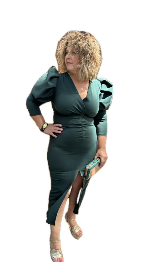 VESTIDO RESLE VERDE