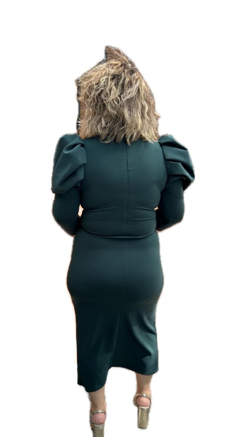 VESTIDO RESLE VERDE VESTIDO RESLE VERDE