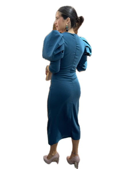 VESTIDO RESLE PETROLEO