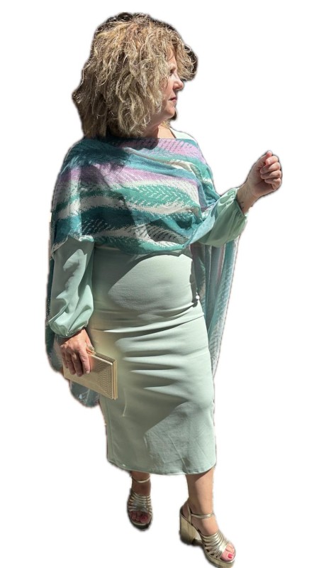 VESTIDO LORETO VERDE MENTA