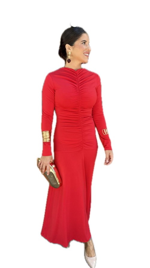 VESTIDO HUESCA ROJO