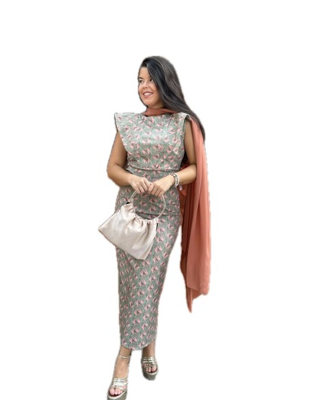 VESTIDO DIANA ESTAMPADO VERDE