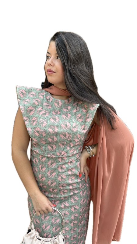 VESTIDO DIANA ESTAMPADO VERDE 2