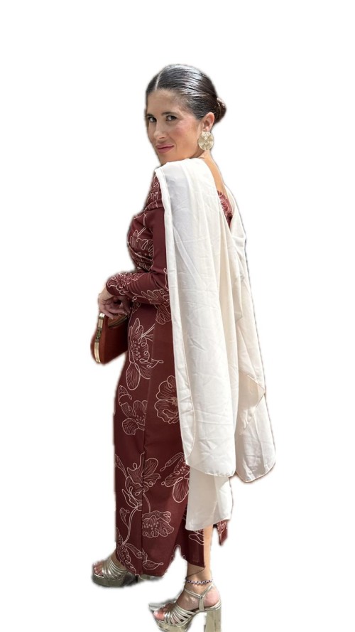 VESTIDO DARMA MARRON VESTIDO DARMA MARRON