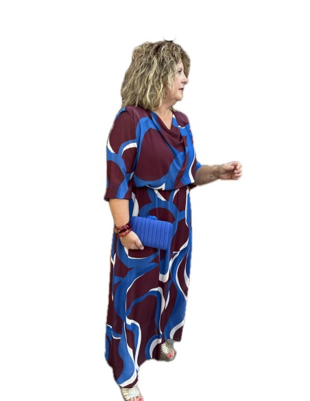 VESTIDO AMELIA BURDEOS