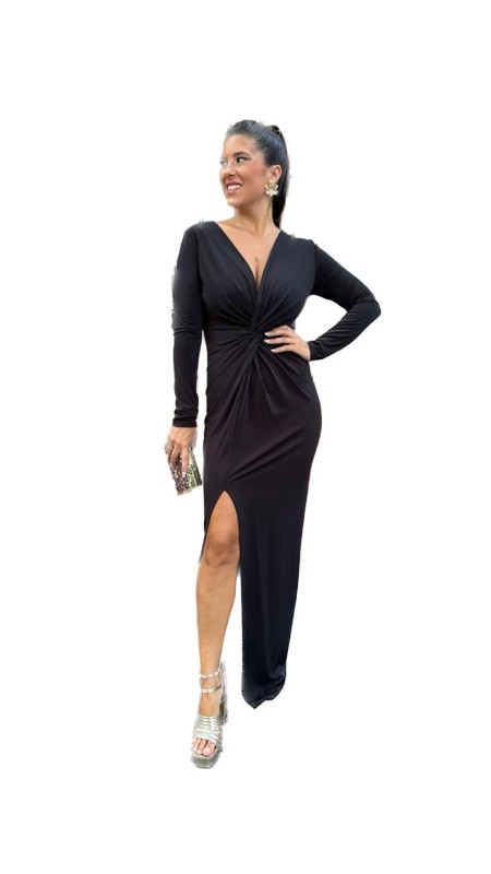 VESTIDO CAMPANELA NEGRO