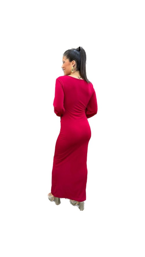 VESTIDO CAMPANELA ROJO VESTIDO CAMPANELA ROJO