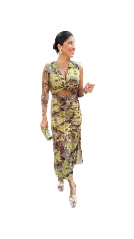 VESTIDO GIA VERDE PISTACHO