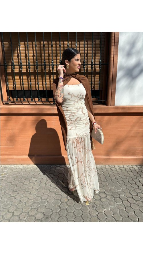 VESTIDO MAYELI BEIG