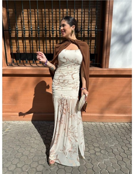 VESTIDO MAYELI BEIG