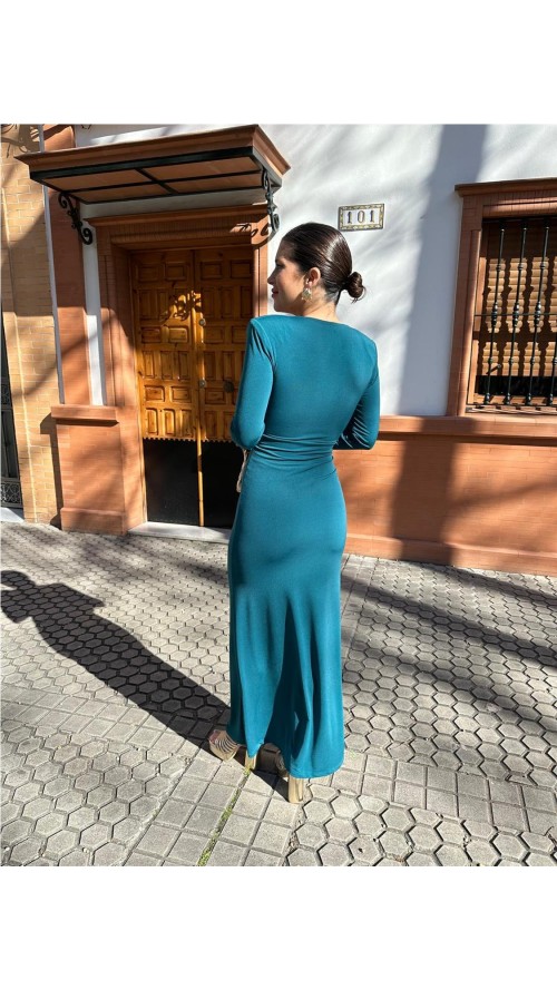 VESTIDO PIEDRA PETROLEONEGRO