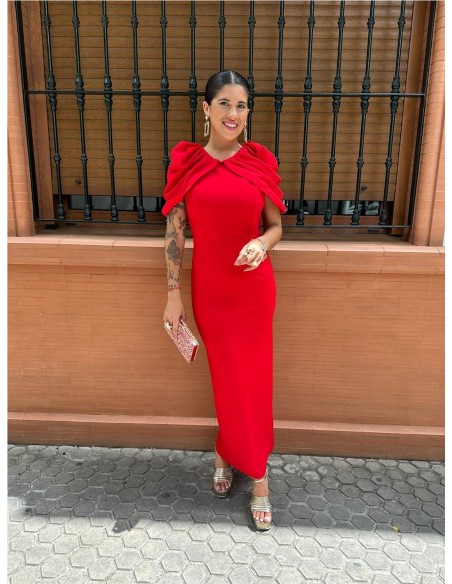 VESTIDO MARISOL ROJO
