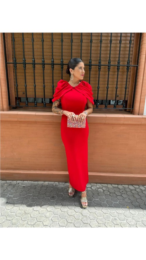 VESTIDO MARISOL ROJO VESTIDO MARISOL ROJO